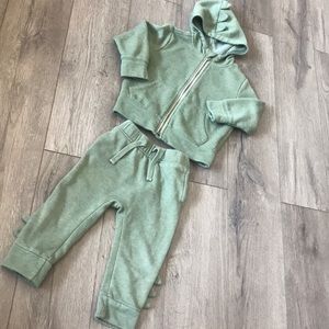 Two piece sweatshirt and sweats